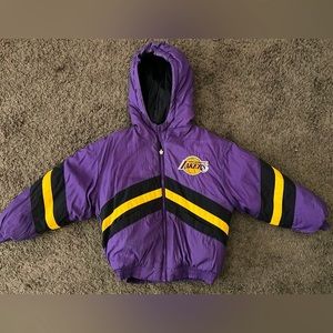 Vintage Lakers reversible jacket- kids